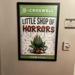 Example of printed poster. Shop of Little Horrors poster signed by cast and crew